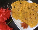 A picture of step 5 of खमंग तिळाचे थालीपीठ।.