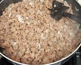A picture of step 2 of Cheesy Tater Tot Hotdish.