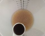 A picture of step 3 of Eggless whole wheat chocolate cake.