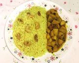 A picture of step 8 of Plain Pulao.