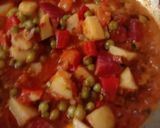 A picture of step 3 of Pav bhaji.