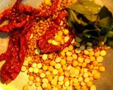 A picture of step 1 of Mango sambhar.