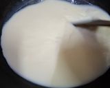 A picture of step 2 of Malpua with Rabri.