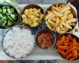 સિઝલર(sizzler recipe in Gujarati) રેસીપી સ્ટેપ1ફોટો