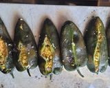 Foto del paso 5 de la receta: Chiles rellenos en crema de elote "fácil y delicioso"