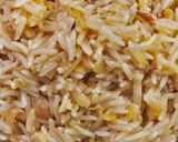 A picture of step 6 of Simple khichri.mint raita.