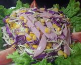 Hình bước làm 3 của món Salad bắp cải trộn mè