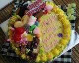 Foto langkah ke 8 dari resep Bolu Nutrisari 4 telor, basecake kue tart.