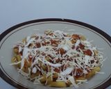 Foto langkah ke 8 dari resep French Fries Bolognese.