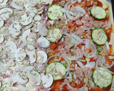 Foto del paso 12 de la receta: Superpizza dos gustos, carbonara y verduras con atún. Thermomix