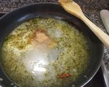 A picture of step 7 of Monkfish or Rosada in Green Sauce with Shrimp.