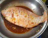 Hình bước làm 3 của món Cá diêu hồng hấp xì dầu