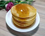 Hình bước làm 5 của món Bánh rán Dorayaki không nhân - Dùng với mật ong