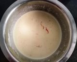 A picture of step 2 of Bhapa Doi Steamed yoghurt pudding.