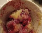 A picture of step 2 of Blackberry Mug Cake.