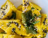 A picture of step 12 of Dhokla.
