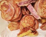 A picture of step 3 of Ngwaci and nduma fritters.