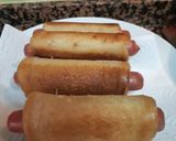 Foto del paso 4 de la receta Rollos de salchicha empanado
