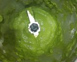 A picture of step 9 of Spinach cheese balls with Mediterranean chickpea salad.