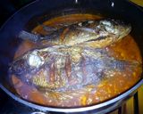 A picture of step 8 of Fish in milk sauce #authormarathon #mymomsrecipe.