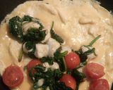 Foto del paso 4 de la receta Tortilla francesa rellena de espinacas
