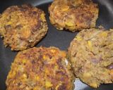 Foto del paso 6 de la receta: Hamburguesa de frijol, soja texturizada y vegetales🫘🧅🍔