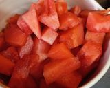 A picture of step 6 of Country-Style Chops With Quick-Pickled Watermelon.