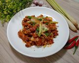 Hình bước làm 4 của món KIM CHI XÀO THỊT HEO (Buta Kimuchi)