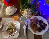 Hình bước làm 3 của món Bún chả Hà Nội