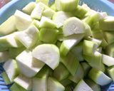 Hình bước làm 1 của món Canh mướp thịt viên