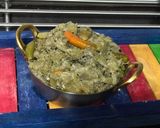 A picture of step 7 of Bangla Lau Beshwari (A Lost Recipe).