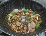 A picture of step 5 of Stir Fry Gobhi Manchurian 😋.