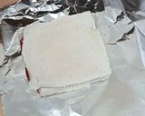 A picture of step 5 of Pin wheel bread sandwich.
