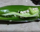 A picture of step 1 of Mirch pakora.