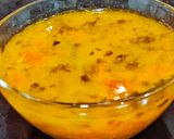 A picture of step 3 of Maharashtrian Fodniche Varan.
