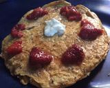A picture of step 11 of Low calorie oat pancake (sugar free).