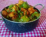 A picture of step 10 of Aloo Capsicum Sabzi.