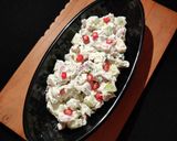 A picture of step 3 of CUCUMBER ONION SALAD with HERBED HUNG CURD...