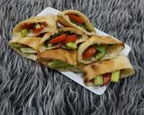 عکس مرحله 1 از دستور ساندویچ توفو_ خیار و گوجه (غذای نپختنی)