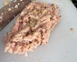 Foto del paso 3 de la receta: Balsamina rellena de pescado (comida china)