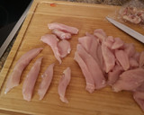 Foto del paso 3 de la receta: Fajitas de pollo, soja y pimiento tricolor