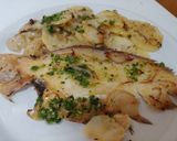 Foto del paso 8 de la receta: Lenguado Meunière al horno con patata panadera