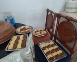 Foto langkah ke 3 dari resep Bolu susu coklat.