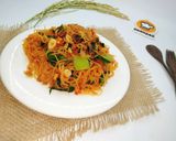 Foto langkah ke 6 dari resep Nasi Kuning Lauk Habang Komplit.