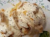 Chicken Cordon Bleu with Cheese Sauce