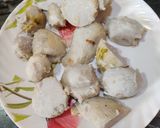 A picture of step 1 of Buttermilk taro.