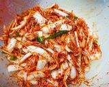 Foto langkah ke 6 dari resep Kimchi instan resep asli korea. Tanpa kompor dan pasta.