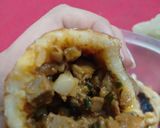 Foto del paso 5 de la receta: Bombas de papa rellenas de carne fritas