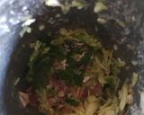 A picture of step 2 of Matki usal (moth beans).