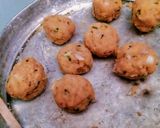 A picture of step 4 of Potato n chicken donuts.